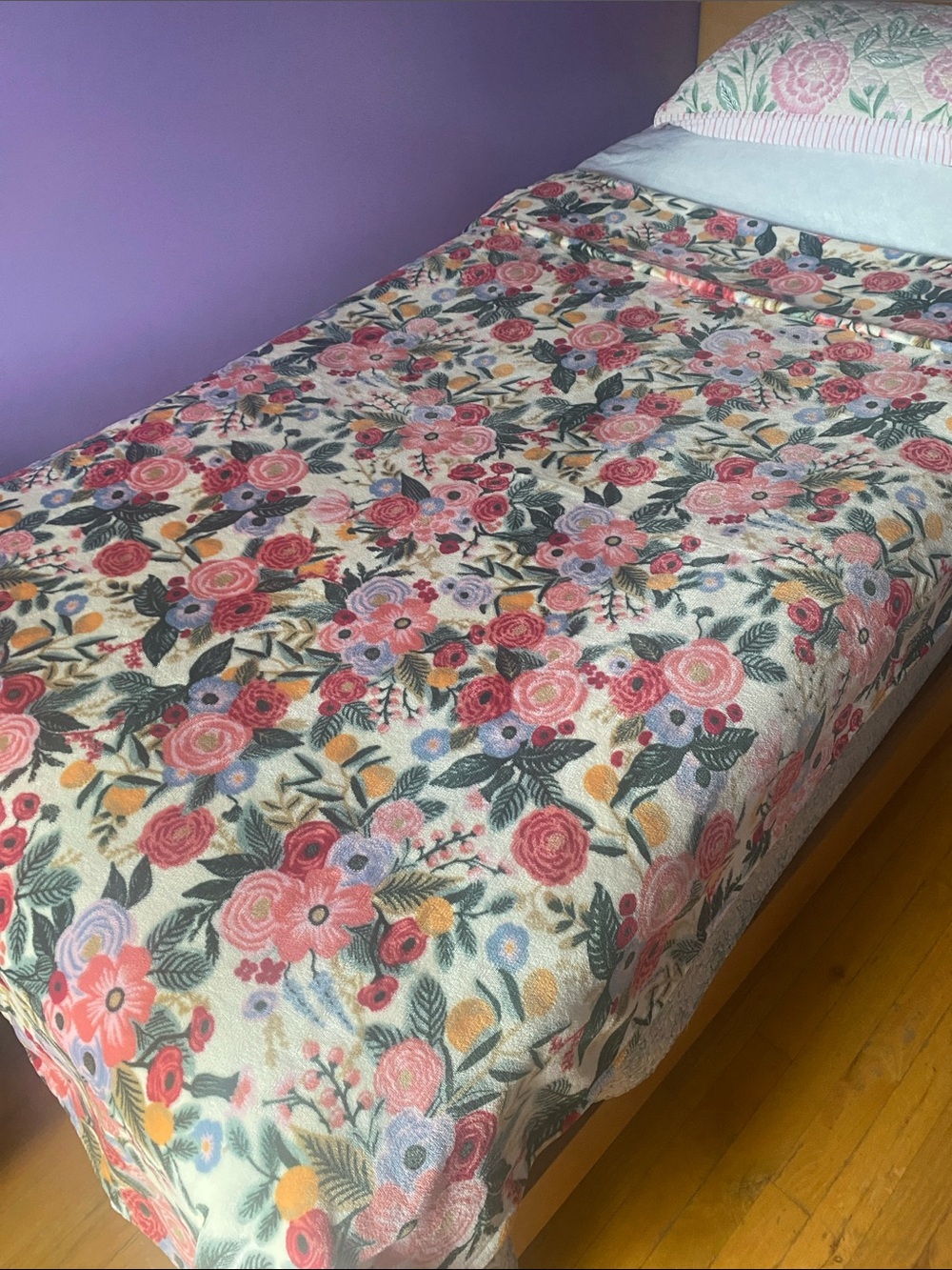 Rifle Paper Co. Garden Party Throw Blanket - Picture 4 of 5